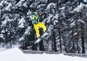 snowboarding